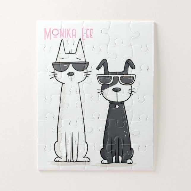 Puzzle Casse-têtes de chatons mignons  (Vertical)