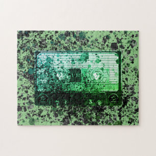 Puzzle Cassette audio rétro