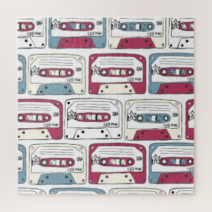 Puzzle Cassettes de musique rétro : Arrière - plan de roc