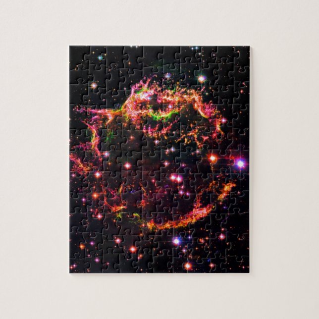 Puzzle Cassiopeia A Nebula Supernova Espace Restant Photo (Vertical)