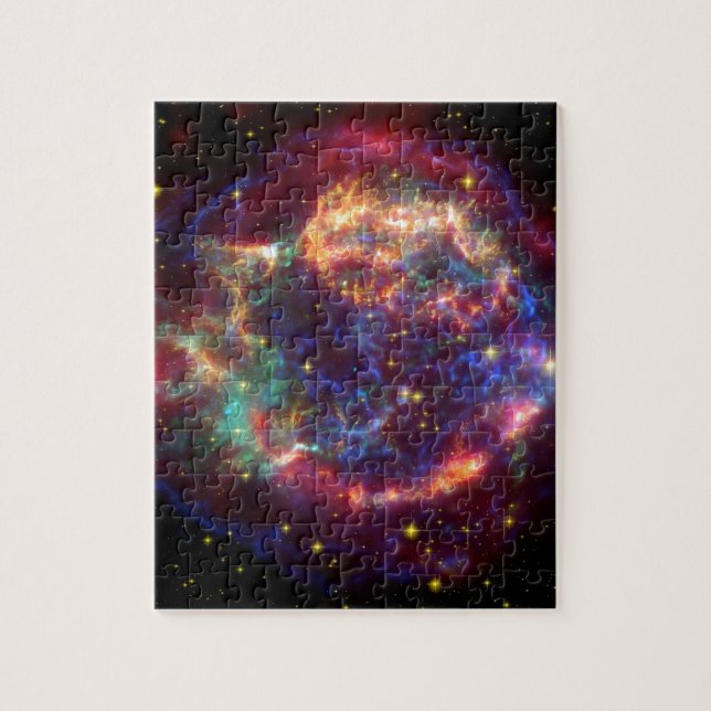 Puzzle Cassiopeia Galaxy Remnant Supernova (Vertical)