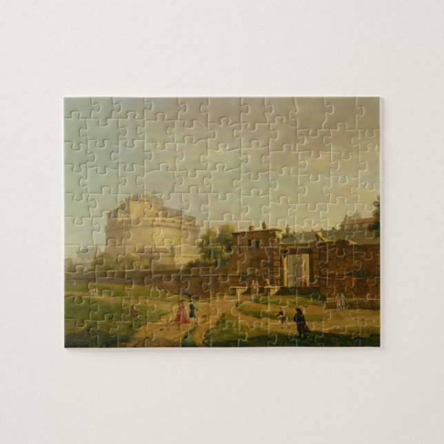 Puzzle Castel Sant'Angelo, Rome, 1776 (huile sur la (Horizontal)