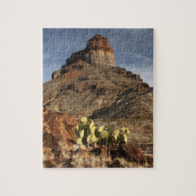 Puzzle Castillan de Cerro au coucher du soleil (Vertical)