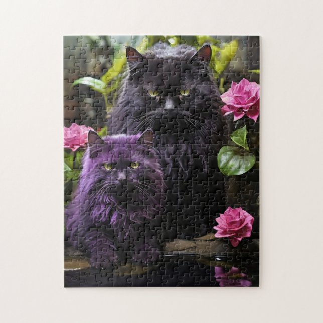 Puzzle Cat (Vertical)