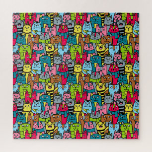 Puzzle Cat et kitten