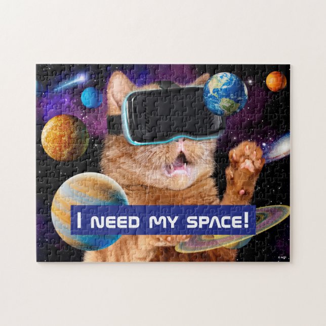 Puzzle Cat VR dans l'espace (Horizontal)