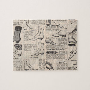 Puzzle Catalogue de chaussures pour dames vintage - 1900s