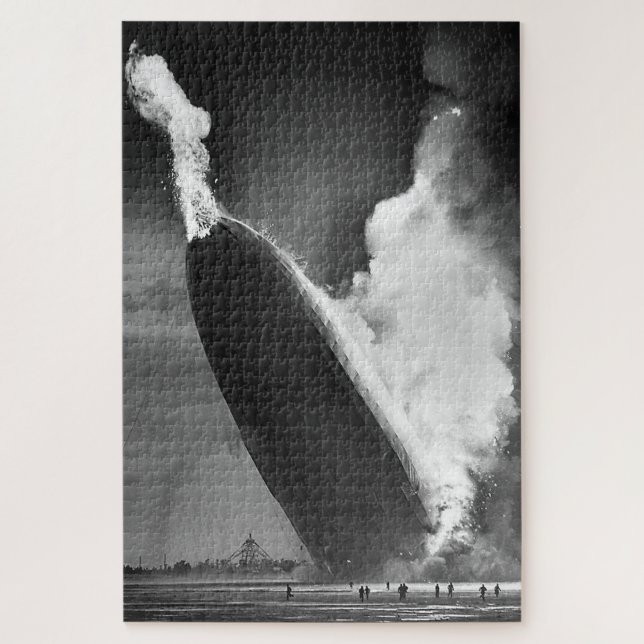 Puzzle Catastrophe du dirigeable Hindenburg vers 1937 (Vertical)