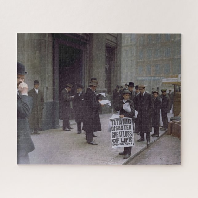 Puzzle Catastrophe du Titanic Grande perte de vie 1912 (Horizontal)