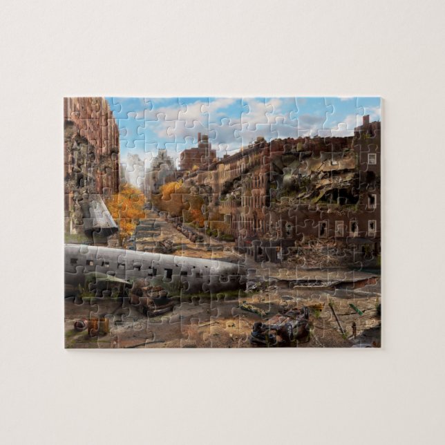 Puzzle Catastrophe - New York, NY - Pas de virage à gauch (Horizontal)