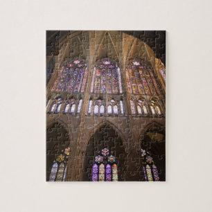 Puzzle Catedral de Leon, vitraux intérieurs