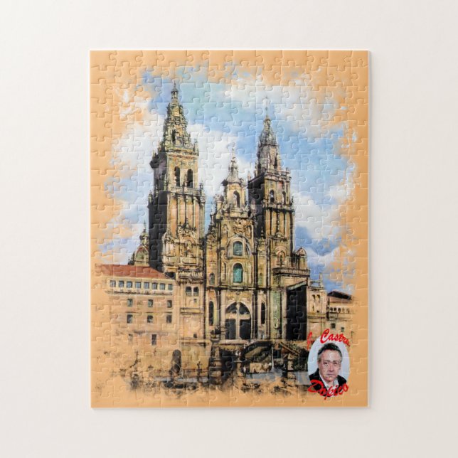 Puzzle Catedral de Saint-Jacques-de-Compostelle (Vertical)