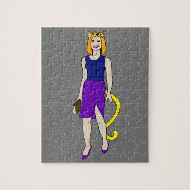 Puzzle catgirl (Vertical)