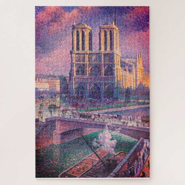 PUZZLE CATHÉDRALE DE NOTRE DAME COULEUR D'EAU 6 (Vertical)