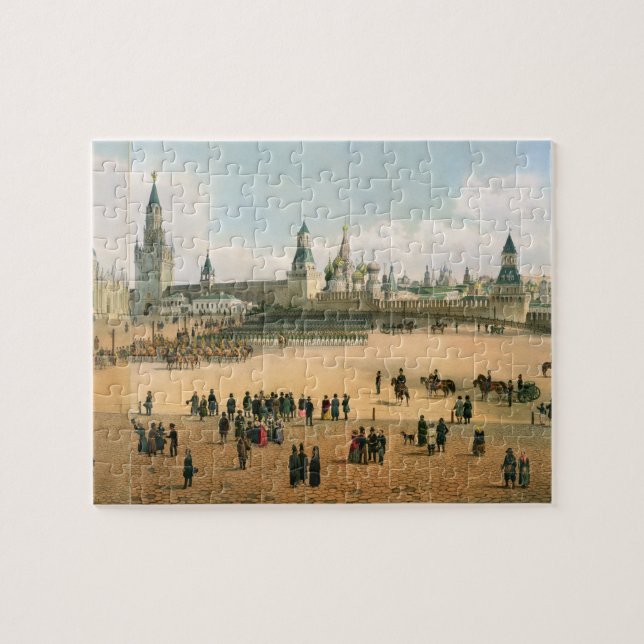 Puzzle Cathédrale de St Basil vue de Kremlin, de (Horizontal)