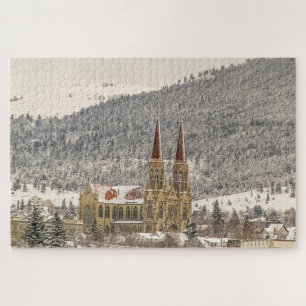 Puzzle Cathédrale de style gothique - 1014 pièce