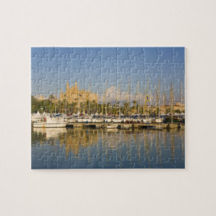 Puzzle Cathédrale et marina, Palma, Mallorca, Espagne