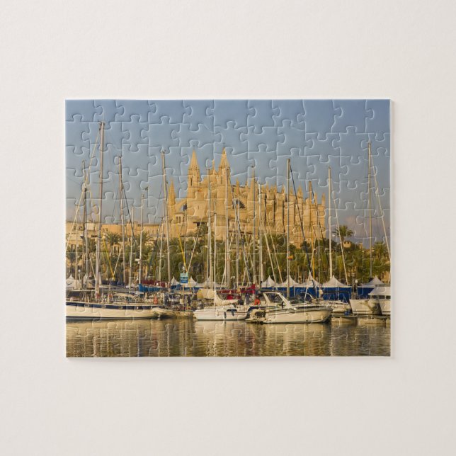 Puzzle Cathédrale et marina, Palma, Mallorca, Espagne 2 (Horizontal)
