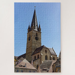 Puzzle Cathédrale Evangelichal Tour Sibiu Roumanie