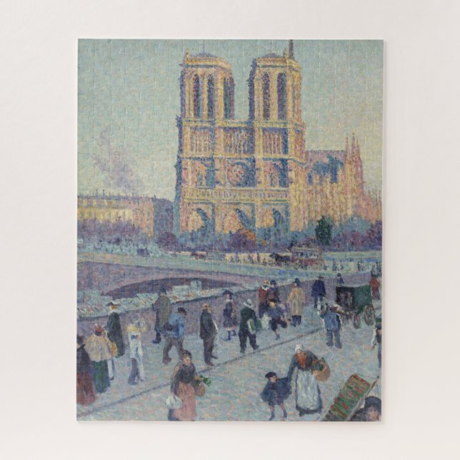 Puzzle Cathédrale Notre-Dame Paris France Peinture classi (Vertical)