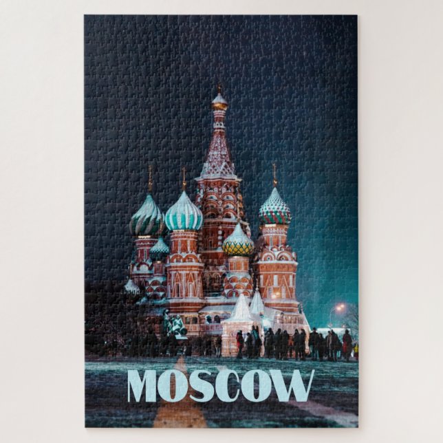 Puzzle Cathédrale Saint-Basile de Moscou Russie (Vertical)