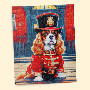 Puzzle Cavalier King Charles Spaniel en Beefeater