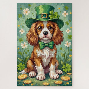 Puzzle Cavalier King Charles Spaniel St Patrick’s Day Chi