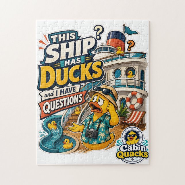 Puzzle Ce bateau a des canards (Vertical)