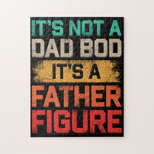 Puzzle Ce n'est pas un papa Bod C'est un père Figure drôl (Vertical)