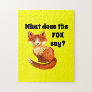 Puzzle Ce qui fait le Fox pour indiquer l'habillement et