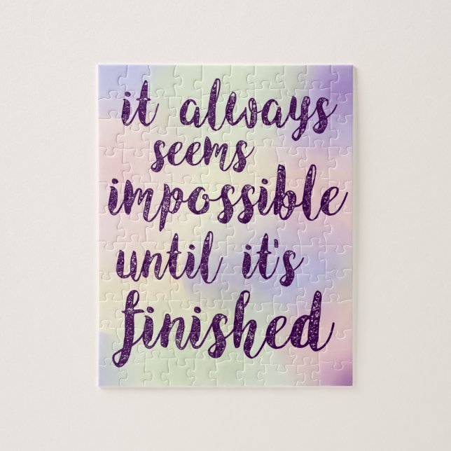 Puzzle Ce semble toujours impossible (Vertical)