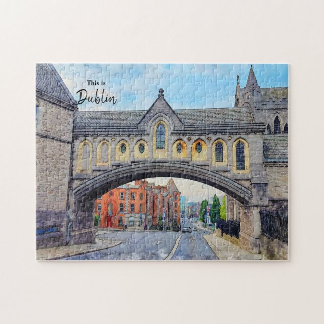 Puzzle Ceci est une carte postale de Dublin-Irlande (Horizontal)