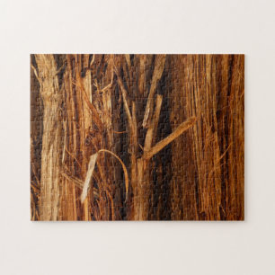 Puzzle Cèdre texturé en écorce de bois