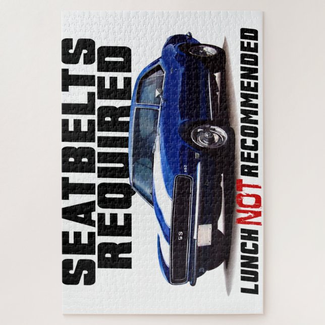 Puzzle Ceintures de sécurité requises pour camaro (Vertical)