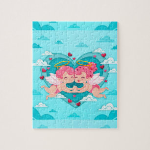 Puzzle Célébration Coeurs d'amour