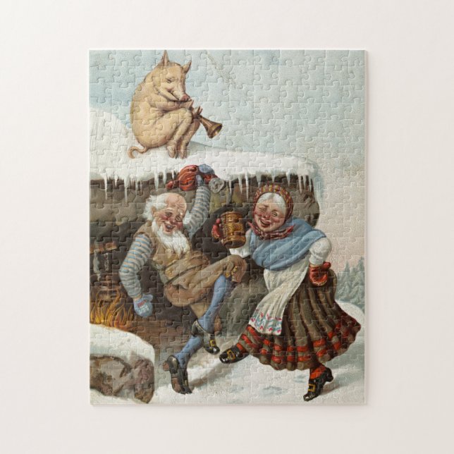Puzzle Célébration de Noël Wilhelm Larsen (Vertical)