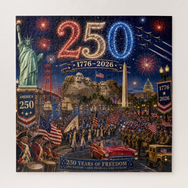 Puzzle Célébration du 250e anniversaire de l'Amérique — 1 (Vertical)