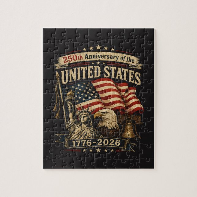 Puzzle Célébration du 250e anniversaire des États-Unis (Vertical)