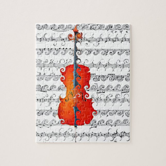Puzzle Cello & I Rock !_ (Vertical)