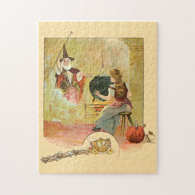Puzzle Cendrillon et sa Marraine la Fée (Vertical)