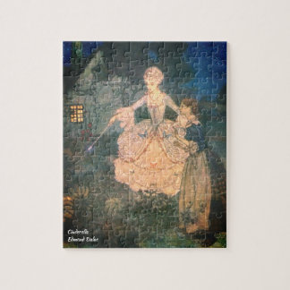Puzzle Cendrillon Fée Godmère Vieux livre Illustration