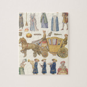 Puzzle Cendrillon, Jouets de poupées en papier victorien
