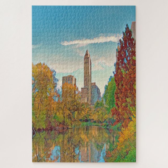 Puzzle CENTRAL PARK - Amérique - USA - New York (Vertical)
