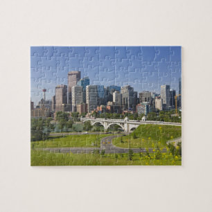 Puzzle Centre St Bridge et Downtown Calgary (Alberta)