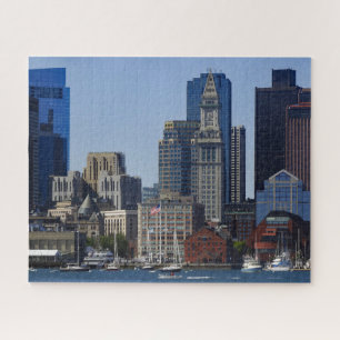 Puzzle Centre-ville de Boston Skyline et Boston Harbour