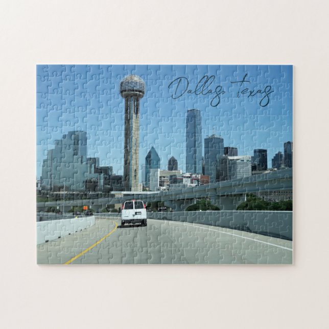 Puzzle Centre-ville de Dallas Texas (Horizontal)