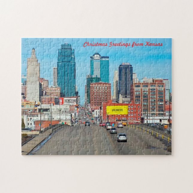 Puzzle Centre-ville de Kansas City. (Horizontal)