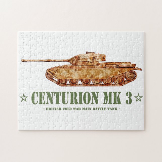 Puzzle Centurion MK 3 Tank British MBT de guerre froide (Horizontal)