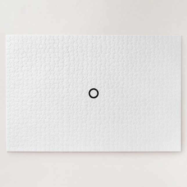 Puzzle cercle blanc et noir (Horizontal)