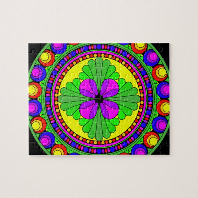 Puzzle Cercle coloré (Horizontal)